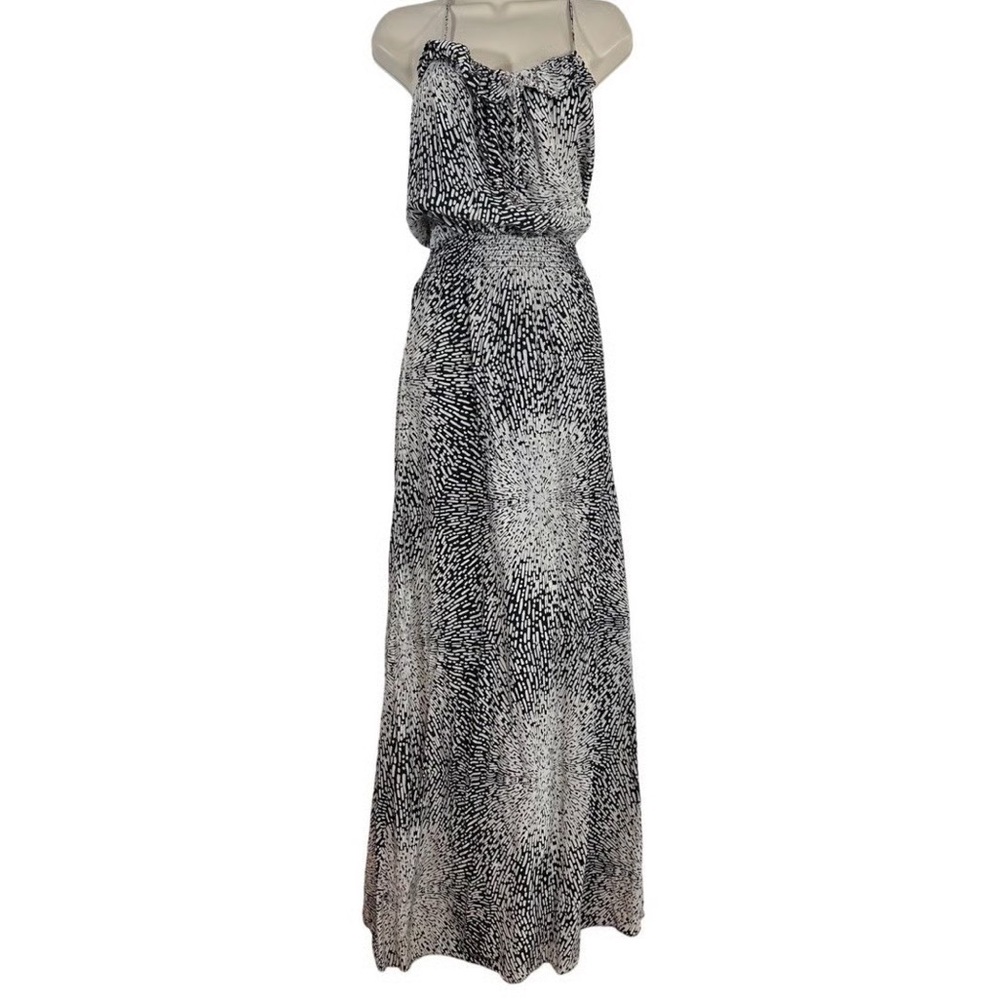 Parker 100% Silk Starburst Halle Maxi Dress